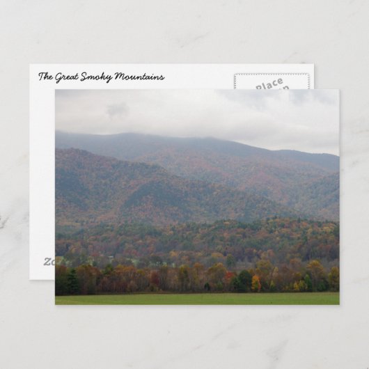スモーク素晴らしの山 ポストカード (正面/裏面)