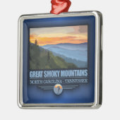 スモーク素晴らしの山 メタルオーナメント (左)