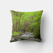 スモーク素晴らしキーマウンテンズナショナルパークノースカロライナ クッション (裏面)