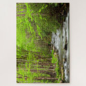 スモーク素晴らしキーマウンテンズナショナルパークノースカロライナ ジグソーパズル (縦)