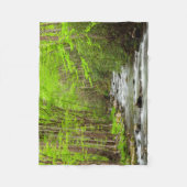 スモーク素晴らしキーマウンテンズナショナルパークノースカロライナ フリースブランケット (正面)