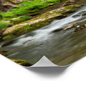 スモーク素晴らしキーマウンテンズナショナルパークノースカロライナ ポスター (角)