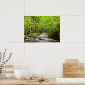 スモーク素晴らしキーマウンテンズナショナルパークノースカロライナ ポスター (キッチン)