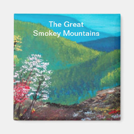 スモーク素晴らしキー山脈 マグネット