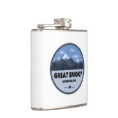スモーク素晴らしマウンテンズキャンプ フラスク (右)