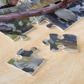 スモーク素晴らしマウンテンズナショナルパークストリーム ジグソーパズル (側面)