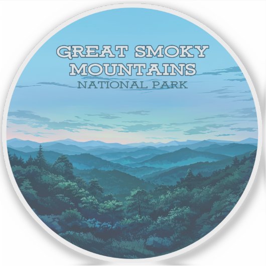 スモーク素晴らしマウンテンズナショナルパークテネシー シール (正面)