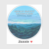 スモーク素晴らしマウンテンズナショナルパークテネシー シール (シート)