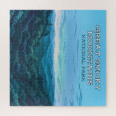 スモーク素晴らしマウンテンズナショナルパークテネシー ジグソーパズル (横)