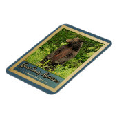 スモーク素晴らしマウンテンズナショナルパークベア マグネット (左側)