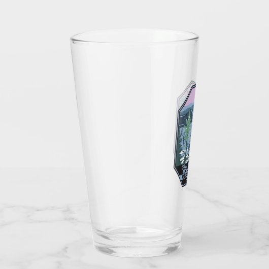 スモーク素晴らしマウンテンズナショナルパークレトロ タンブラーグラス (右)