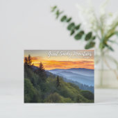 スモーク素晴らしマウンテンズ国立公園はがき ポストカード (スタンド正面)