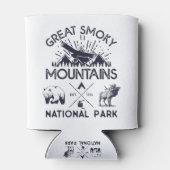 スモーク素晴らしマウンテンズ国立公園ハイキングデミトリ 缶クーラー (裏面)