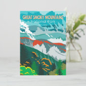 スモーク素晴らしマウンテンズ国立公園ヴィンテージ シーズンカード (スタンド正面)