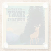 スモーク素晴らしマウンテンズ国立公園 ガラスコースター (裏面)