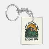 スモーク素晴らしマウンテンズ国立公園 キーホルダー (正面左)