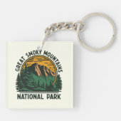 スモーク素晴らしマウンテンズ国立公園 キーホルダー (裏面)