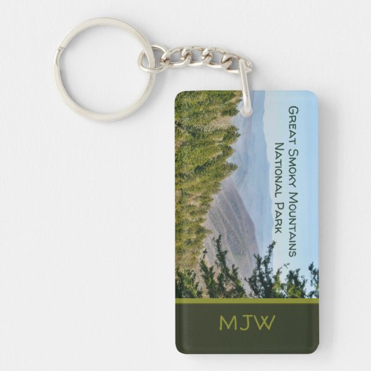 スモーク素晴らしマウンテンズ国立公園 キーホルダー (正面)
