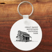 スモーク素晴らしマウンテンズ国立公園 キーホルダー (正面)