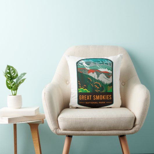 スモーク素晴らしマウンテンズ国立公園 クッション (椅子)