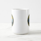 スモーク素晴らしマウンテンズ国立公園 コーヒーマグカップ (中央)