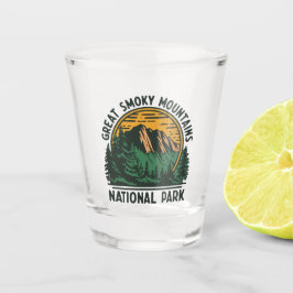 スモーク素晴らしマウンテンズ国立公園 ショットグラス
