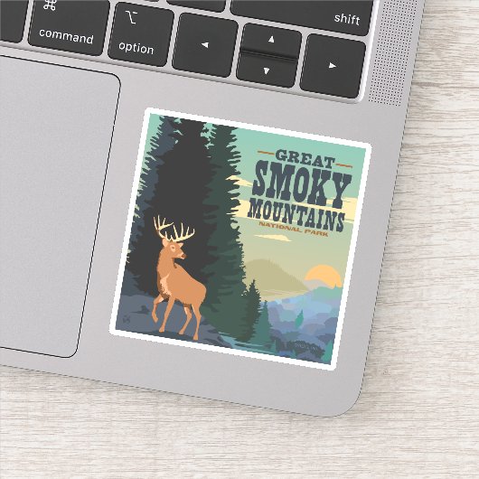 スモーク素晴らしマウンテンズ国立公園 シール (詳細)