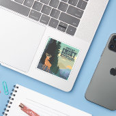 スモーク素晴らしマウンテンズ国立公園 シール (ノートパソコンとiPhone)