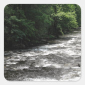 スモーク素晴らしマウンテンズ国立公園 スクエアシール (正面)