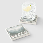 スモーク素晴らしマウンテンズ国立公園 ストーンコースター (横)