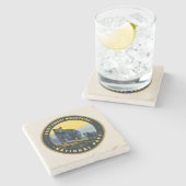 スモーク素晴らしマウンテンズ国立公園 ストーンコースター (横)