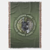スモーク素晴らしマウンテンズ国立公園 スローブランケット (正面縦)
