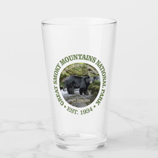 スモーク素晴らしマウンテンズ国立公園 タンブラーグラス (正面)