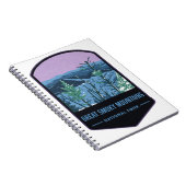 スモーク素晴らしマウンテンズ国立公園 ノートブック (右側)