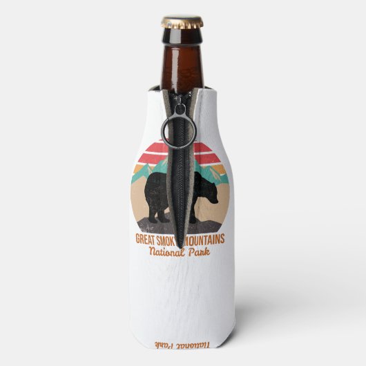 スモーク素晴らしマウンテンズ国立公園 ボトルクーラー (ボトル裏面)