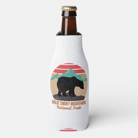 スモーク素晴らしマウンテンズ国立公園 ボトルクーラー (ボトル正面)