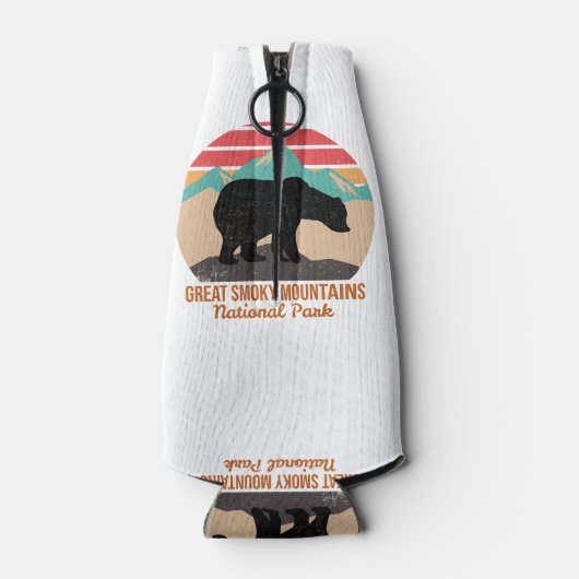 スモーク素晴らしマウンテンズ国立公園 ボトルクーラー (裏面)