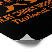 スモーク素晴らしマウンテンズ国立公園 ポスター (角)