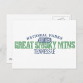 スモーク素晴らしマウンテンズ国立公園 ポストカード (正面/裏面)