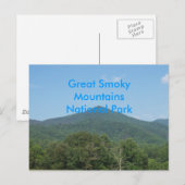 スモーク素晴らしマウンテンズ国立公園 ポストカード (正面/裏面)