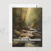 スモーク素晴らしマウンテンズ国立公園 ポストカード (正面/裏面)