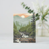 スモーク素晴らしマウンテンズ国立公園 ポストカード (スタンド正面)