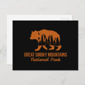 スモーク素晴らしマウンテンズ国立公園 ポストカード (正面/裏面)