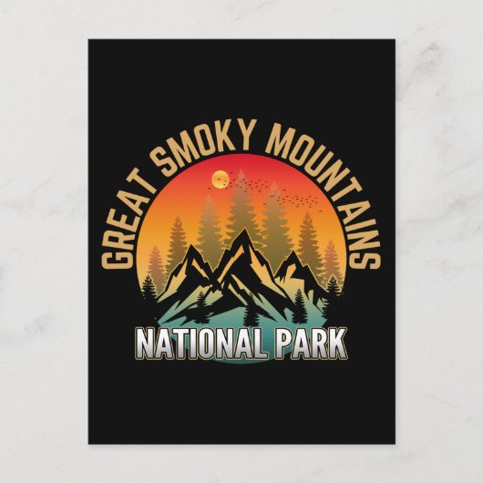 スモーク素晴らしマウンテンズ国立公園 ポストカード (正面)