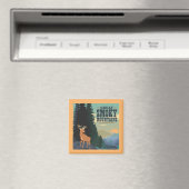 スモーク素晴らしマウンテンズ国立公園 マグネット (インサイチュ (食洗機))