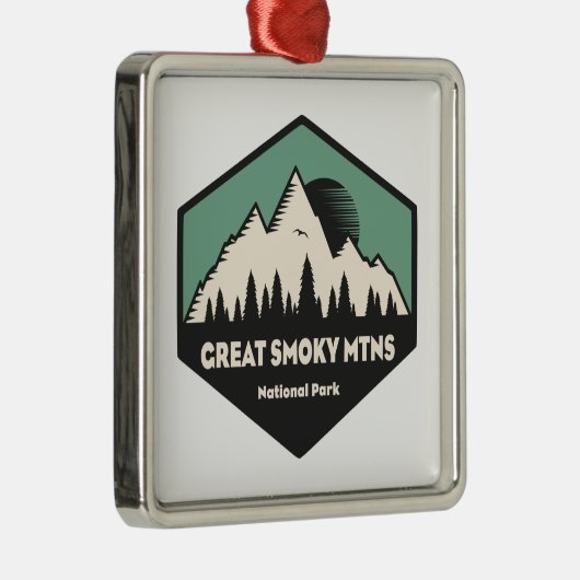 スモーク素晴らしマウンテンズ国立公園 メタルオーナメント (右)
