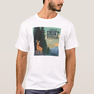 スモーク素晴らしマウンテンズ国立公園 Tシャツ