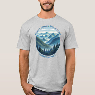 スモーク素晴らしマウンテンズ国立公園 Tシャツ