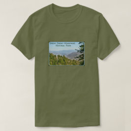 スモーク素晴らしマウンテンズ国立公園 Tシャツ