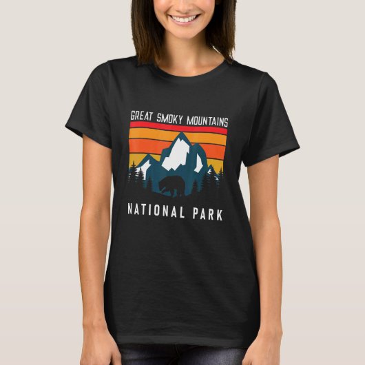 スモーク素晴らしマウンテンズ国立公園 Tシャツ (正面)